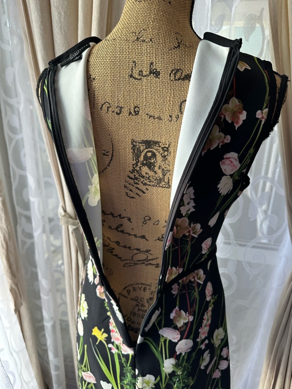 Victoria Beckham Target Floral Bloomcore Spring Mini Dress, Small - Picture 7 of 12